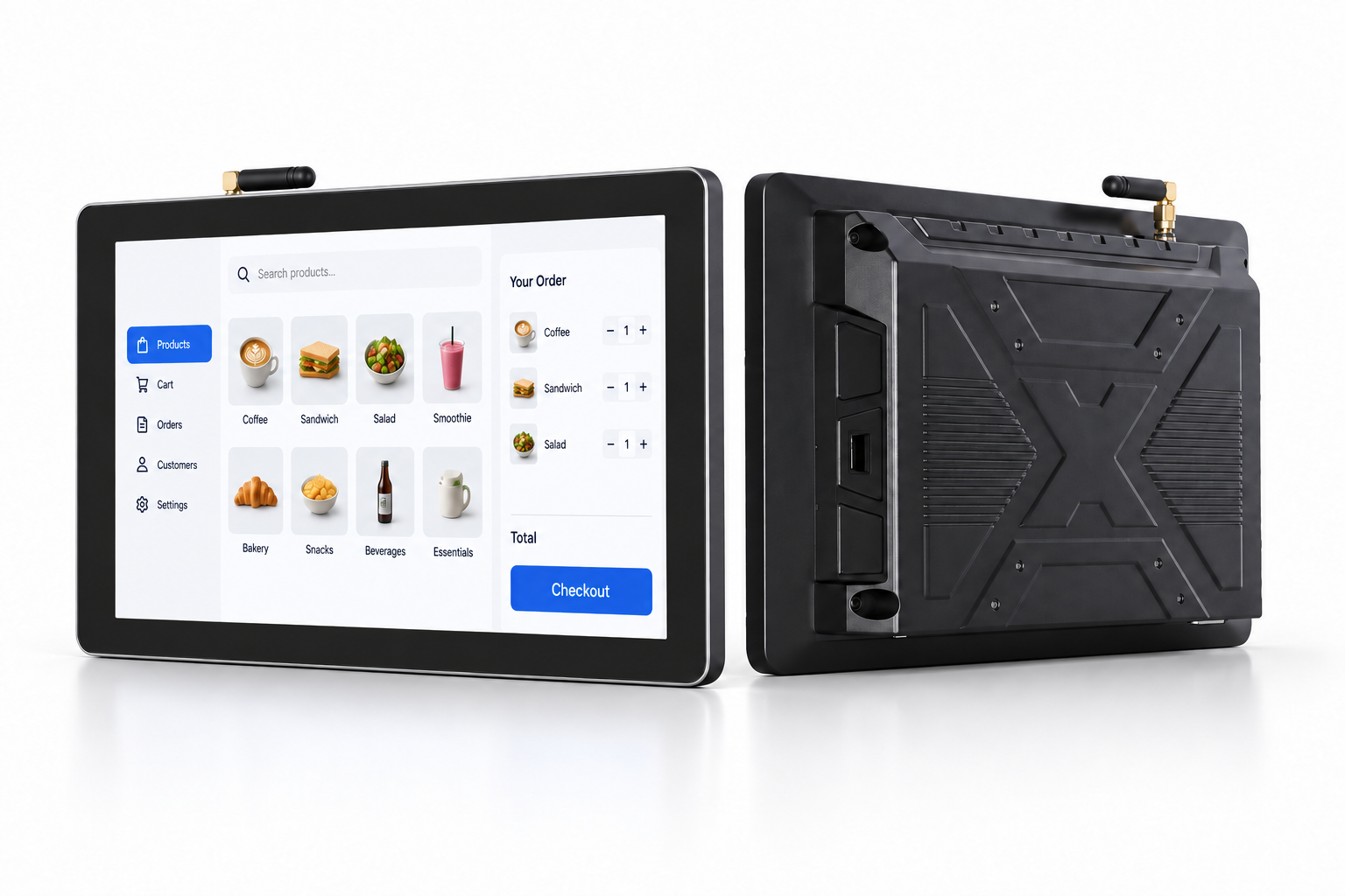 Agora 10.1-inch smart all-in-one terminal product render